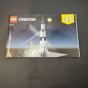 2021 LEGO 31117 Creator 3 in 1 Space Shuttle Adventure instruction‎ manual only